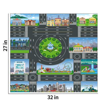 TEMI Toddler Toys for 3 4 5 6 Years Old Boys, Die-cast Construction Toys Car Carrier Vehicle Toy Set w/Play Mat, Kids Toys Truck Alloy Metal Car Toys Set for Age 3-9 Toddlers Kids Boys & Girls