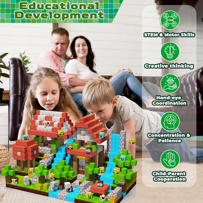 Magnetic Blocks-200PCS Magnetic Building Blocks, Magnets Cubes 2026 Upgraded Stacking Magnets for Kids Forest River Indoor Construction STEM Toys, Christmas Birthday Gifts for Boys & Girls Ages 3+