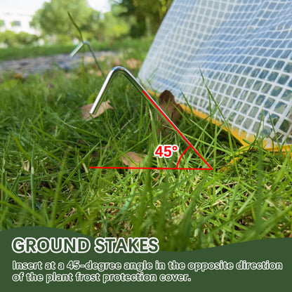 47.2" *14.6" *13.4" Foldable Garden Accelerator Plants Cover Freeze Protection for Raised Bed, Mini Greenhouse Cover with Two Air Hole, Frost Cover for Plant Vegetable Seedling Protector