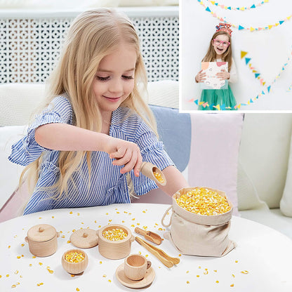 MONT PLEASANT Sensory Bin Toys for Toddlers - Montessori & Waldorf Pretend Play Dish & Tongs - Fine Motor Learning Toys for Sensory Table Activities