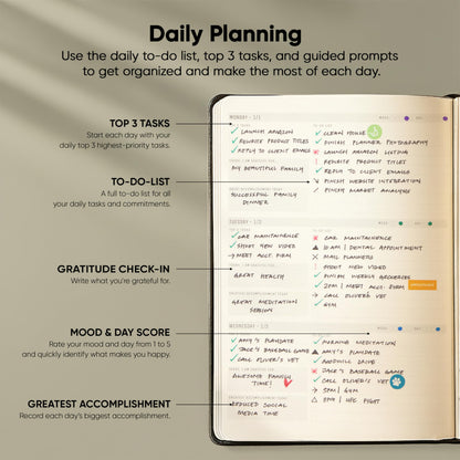 Dated, 2026 Planner, 5.8” x 8.3” - The #1 Productivity Planner to Achieve Your 2026 Goals - Planner 2026-2027 by PRODUCTIVITY STORE (A5, BLACK)