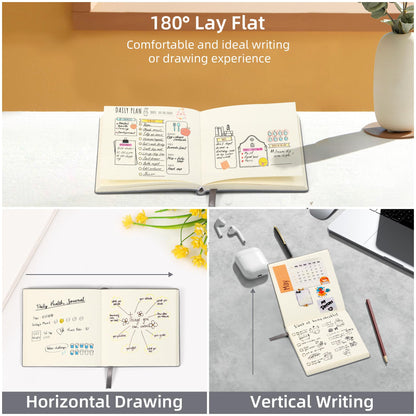 BOBO RABBIT 3 Pack Small Blank Journal Notebooks Pocket Size Unlined 100 GSM Paper Softcover Aesthetic Heart Mini Sketchbook Total 600 Pages No Line Plain Sketch book for Travelers Note Taking Journaling Drawing Sketching, 4"x4" Square
