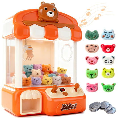 nicknack Large Claw Machine for Kids with Toys Inside,Arcade Size Toys for 3 4 5 6 7 8 Years Old Girls,Mini Prize Toys for Boys,Christmas Birthday Gifts for Kids,Includes Coins & Mini Toys