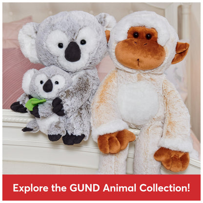 GUND Zozo the Koala Bear with Joey Plush, Stuffed Animal for Ages 1 and Up, Gray/White, 10”