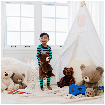 GUND Philbin Classic Teddy Bear, Premium Stuffed Animal for Ages 1 and Up, Chocolate Brown, 12”