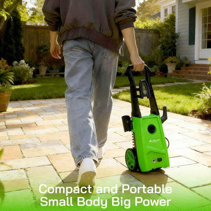 Electric Pressure Washer Power Washer Electric Powered Power Wash Power Washers with Adjustable Nozzle, Pressure Cleaning Machine with Foam Cannon for Cars, Fences, Driveways, Patios, Home Cleaning