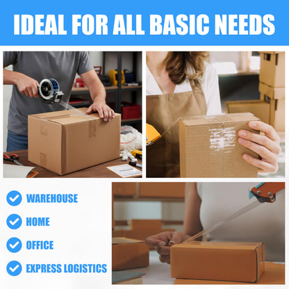 Genesis Global Logistics Clear Packing Tape, 12 Rolls Heavy Duty Packaging Tape for Shipping Packaging Moving Sealing, Thicker Clear Packing Tape, 1.88 Inches Wide, 60 Yards Per Roll