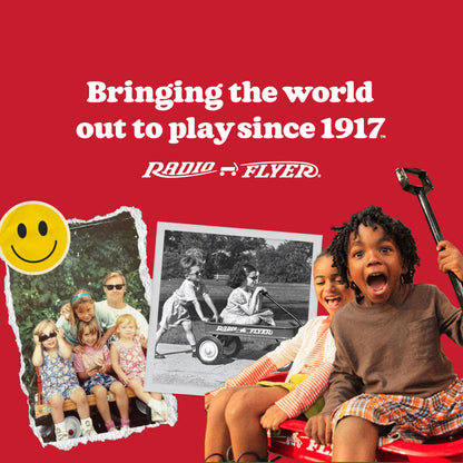Radio Flyer City Luxe Stroll 'N Wagon, for Ages 1+, 3-in-1 Push or Pull, with Bench Mode, Easy Fold, UV Canopy, 5-Point Harnesses, Front Caster Wheels & 12" Rear Wheels, Stroller Wagon for Kids