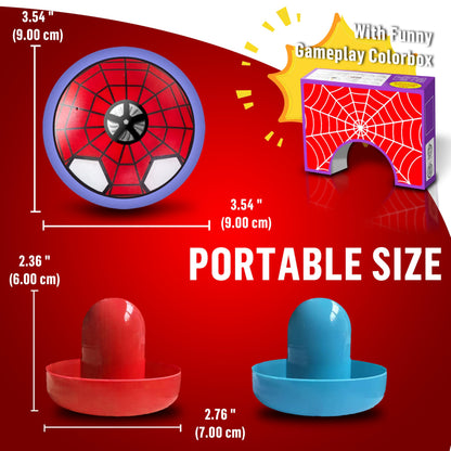 PHOSEA Tabletop Air Hockey Game for Kids,Hover Shell Strike Toy,Tabletop or Floor Multiplayer Sports Game for Ages 4-10,Boy Birthday Gifts-Boy Toys Age 4 6 7 8 9 10 Year Old,Ice Hockey Football