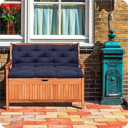 YXMKJOS Swing Cushion Replacement Outdoor Porch Waterproof Bench Cushion 2-3 Seater Washable Bench Replacement Cushions for Outdoor Patio Porch Swing Cushions