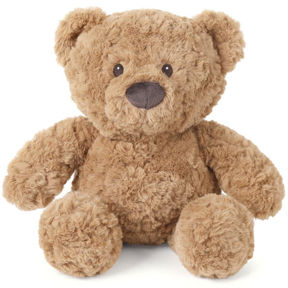 Teddy Bear Stuffed Animals, Microwavable & Weighted Stuffed Animal, Brown Curly Plush for Warmth & Comfort, Heatable Coolable Lavender Scent Toy, Cute Soft Plushies Gift for Children Boys Girls Adult