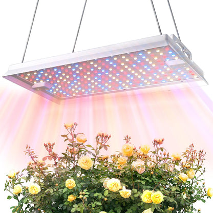 MetryGrow Plant Grow Light, [Smart APP & Expansive 2x3 Ft Coverage] Genuine 100W Output LED Full Spectrum for Indoor Plants, 8-Level Brightness, Hanging Use with Remote Control（Hanging Use）