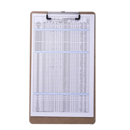 Officemate Recycled Legal Size Wood Clipboard, Low Profile Clip, 12 Pack, Brown (83227)