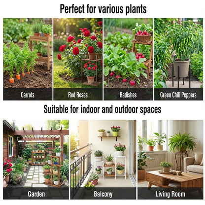 3PCS Raised Garden Beds Outdoor with Legs Planter Box, 47x20x21in Reinforced Support Rods, Drainage Grid, Multi-Combination Options for Vegetables, Flowers, Herbs, Ideal for Balcony, Patio Gardening