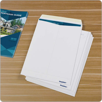 Columbian 9 x 12 Security Envelopes, 100/Box, 9 x 12 Inches, Release & Seal Self Seal, SimplySafe Tamper Evident Pull Strip, White (COLO930)