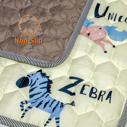 Baby Play MAT 50" X 50" Playpen Mat, Soft Thickened Anti-Slip Baby Mat for Floor, Foldable and Machine Washable Baby Crawling Mat