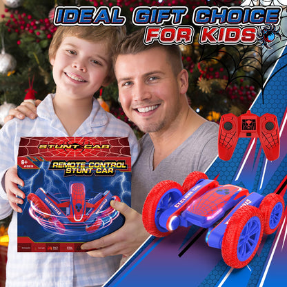 Blissbud Remote Control Car Spider RC Cars Double Sided 360°Flip 4WD Rechargeable Drift RC Race Car Boys Toys Birthday Gifts for 4 5 6 7 8 9 10 11 12 Year Old Boys Easter Basket Stuffers for Kids