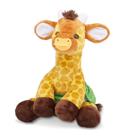 Melissa & Doug 11-Inch Baby Giraffe Plush Stuffed Animal with Pacifier, Diaper, Baby Bottle Toddler Animal Toys Ages 18+ Months