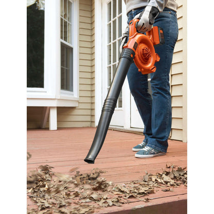 BLACK+DECKER Leaf Blower Cordless with Battery and Charger, POWERCOMMAND 40V MAX 90 CFM Variable Speed Up to 120 MPH, Battery Leaf Blower, Hard Surface and Yard Sweeper (LSW36)