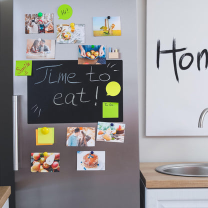 Magnetic Chalkboard Wallpaper Stick and Peel, 47" x 94"Chalk Board Contact Paper with Adhesive on Wall for School, Office, Kitchen Fridge, Drawing