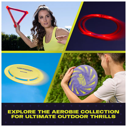 Aerobie Pro Ring Outdoor Flying Disc, Flying Ring for Kids Parties and Backyard Games, Teen Boys Gift Ideas, Kids Toys for Ages 5 & Up, Orange, 14