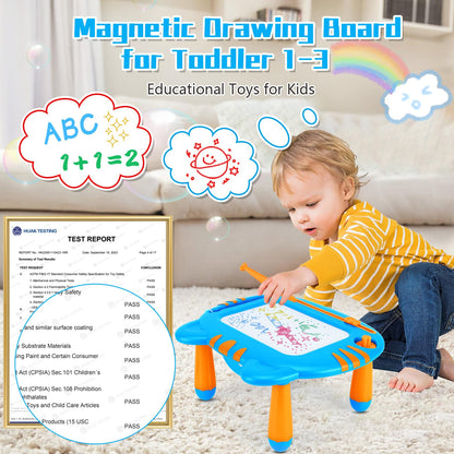 Magnetic Drawing Doodle Board for Toddler,Toddler Toys for 3 4 5 Year Old Boys Girls,Learning Educational Baby Kids Toys for Boys and Girls 3 Years and Up,Christmas Birthday Gifts