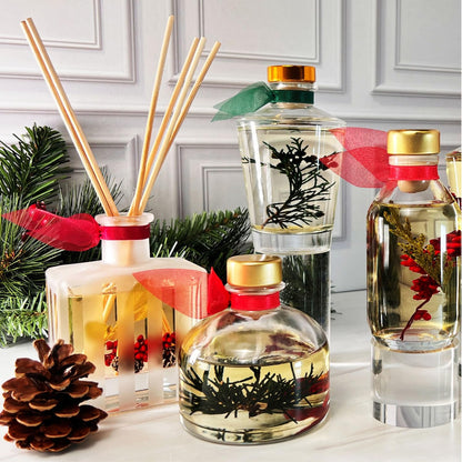 LOVSPA Reed Diffuser Set, Refresh Sicilian Blood Orange Scented Oil Diffuser with Sticks, Home Fragrance Accessories for Bathroom Shelf Decor, Aroma Diffusers for Home or Office Desk, USA Made