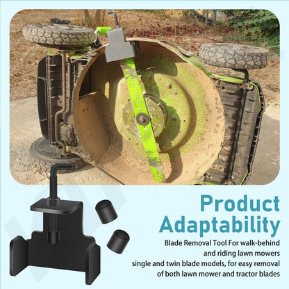KINTLE 490-850-0005 Universal Mower Blade Removal Tool/Lawn Mower Blade Clamp Compatible with MTD 21" Walk Behind and Riding Lawn mowers, Fits for 11A-B13M729, 13A326JC058, 13AX935T004, 339079