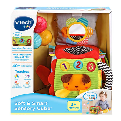 VTech Soft and Smart Sensory Cube, Multicolor