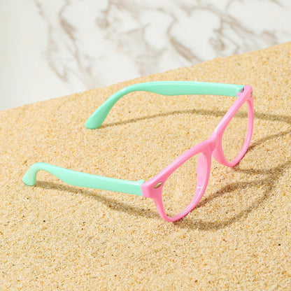 Pro Acme TPEE Rubber Flexible Kids Nerd Glasses Clear Lens Geek Fake for Costume (Age 3-10)