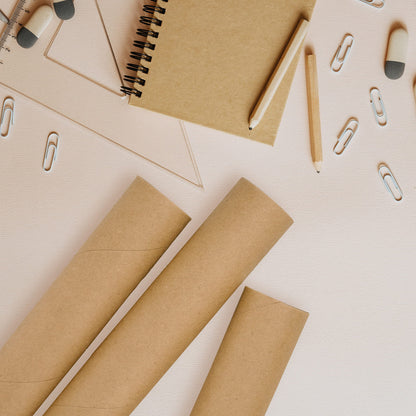 MagicWater Supply Mailing Tube - 3 in x 24 in - Kraft - 10 Pack - for Shipping and Storage of Posters, Arts, Crafts, and Documents