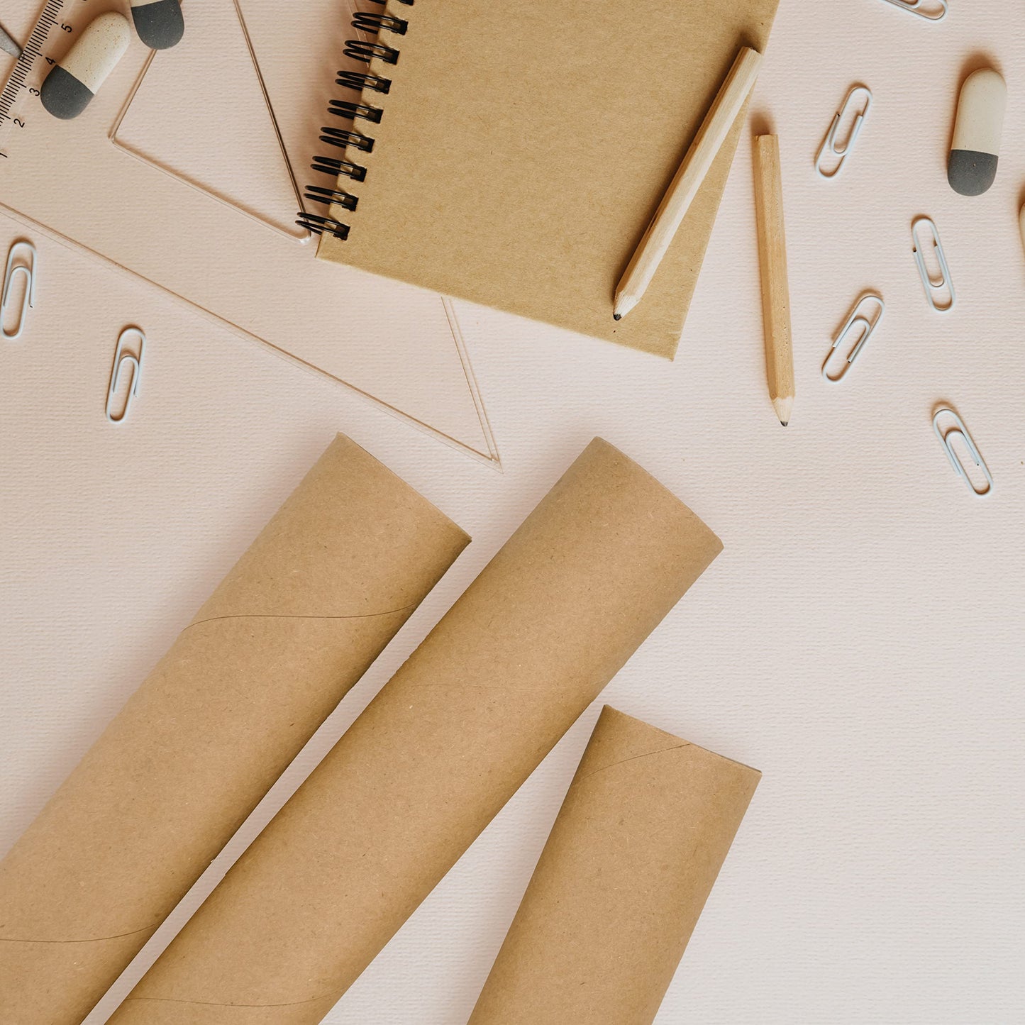 MagicWater Supply Mailing Tube - 2 in x 12 in - Kraft - 12 Pack - for Shipping and Storage of Posters, Arts, Crafts, and Documents