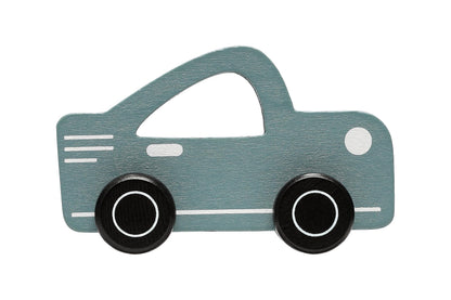 Pearhead Montessori Wooden Car Push Toy, Rolling Developmental Toy for Babies and Toddlers 12+ Months