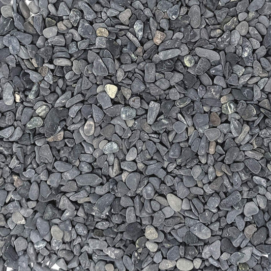 Midwest Hearth Natural Decorative Gray Bean Pebbles 1/5" Size (10-lb Bag)