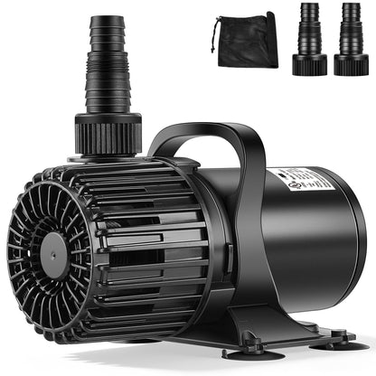 VIVOHOME Electric 100W 1600GPH Submersible Water Pump for Koi Pond Pool Waterfall Fountains Fish Tank and Aquarium