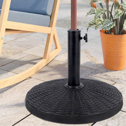 Blissun 22 lbs Heavy Duty Patio Market Umbrella Base Stand