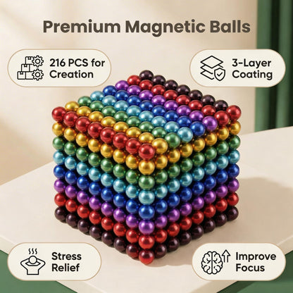 5MM 231PCS！Upgraded Building Desk Toys for Stress Relief,Fidget Toys Stress Reliever Office Putty Toys Slime for 16+ (AQ-7)