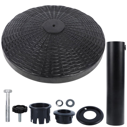 Blissun 22 lbs Heavy Duty Patio Market Umbrella Base Stand