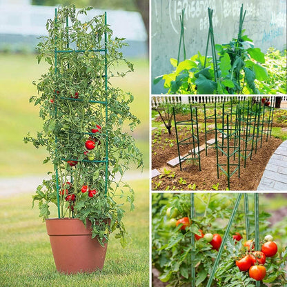 Yongblus 4Pack Tomato Cage for Garden Plant Support, Up to 48inch Garden Stakes Tomato Cage, Tomato Trellis for Potted Plants, Tomato Cages Plant Stakes Trellis for Climbing Plants Vegetables Flowers