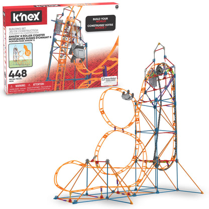 K'NEX - Amazin' 8 Coaster ‚ STEM Building Set, Kid Construction, Creative Play Toy‚ Ages 9+