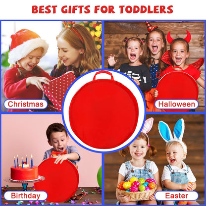 Kids Play Tunnel for Toddlers 1-3, Pop Up Baby Tunnel Crawling Toys for Infant Children or Dog, 6 Foot Indoor Outdoor Toddler Toys for 1 2 3 Year Old Girl Boy Birthday Gift