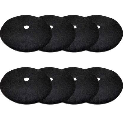 EBaokuup 8 Pack 24.5 Inch Non-Woven Tree Mulch Ring - Degradable Tree Protector Mat, Reusable Tree Weed Barrier Mat for Weed Control Root Protection