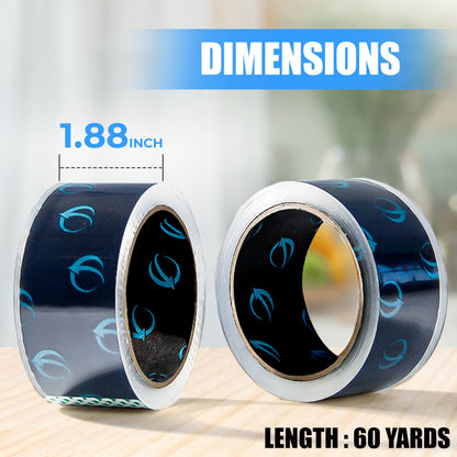 Genesis Global Logistics Clear Packing Tape, 12 Rolls Heavy Duty Packaging Tape for Shipping Packaging Moving Sealing, Thicker Clear Packing Tape, 1.88 Inches Wide, 60 Yards Per Roll