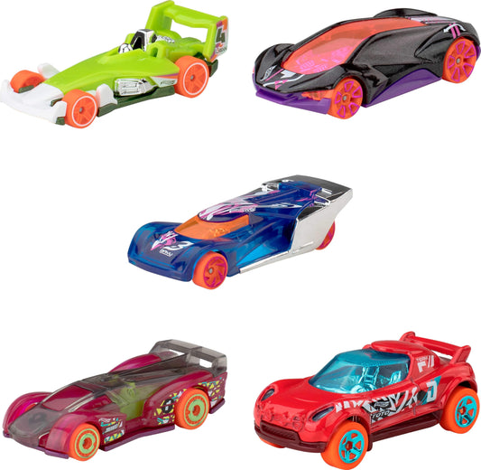 Hot Wheels Toy Cars or Trucks 5-Pack Bundle, 3 Themed Sets of 5 1:64 Scale Vehicles, 15 Total Vehicles for Kids & Collectors (Styles May Vary) (Amazon Exclusive)