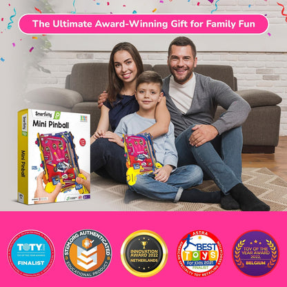 Smartivity Mini Pinball for Kids Ages 6 to 12 Years | Build Your Own - Hand Held Pinball I Birthday Gift for Smart Kids | DIY STEM Toy for Boys & Girls 6,7,8,9,10,11,12 Years Old