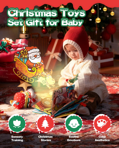 Jollybaby Car Seat Stroller Crib Hanging Toy for Baby 6-12-18-36 Months, My Baby First Christmas Toys Set, Tummy Time Infants/Newborns Easter Gifts for Boy and Girl
