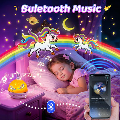 One Fire Dinosaur Night Light Projector, with 15 Films & Bluetooth Music and Remote-Controlled Dino Night Light, Rechargeable Star Projector for Kids, Dino Decor Dinosaur Gifts for Boys.