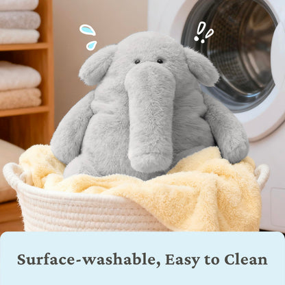 IKASA Elephant Stuffed Animals Plush Toys,10" Cute Plushie Soft Cuddly Plushy Fluffy Toy, Gifts for Family Kids Girls Boys