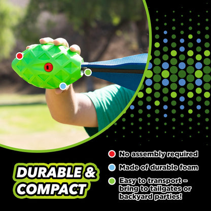 Stomp Rocket XL LED Whistle Missile - Whistling Foam Football with Tail - Fun Backyard Outdoor & Indoor Kids Toys Gifts for Boys & Girls - Sports Play Toys for Ages 3+