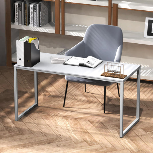 SHW Mission 32-Inch Home Office Computer Desk, White